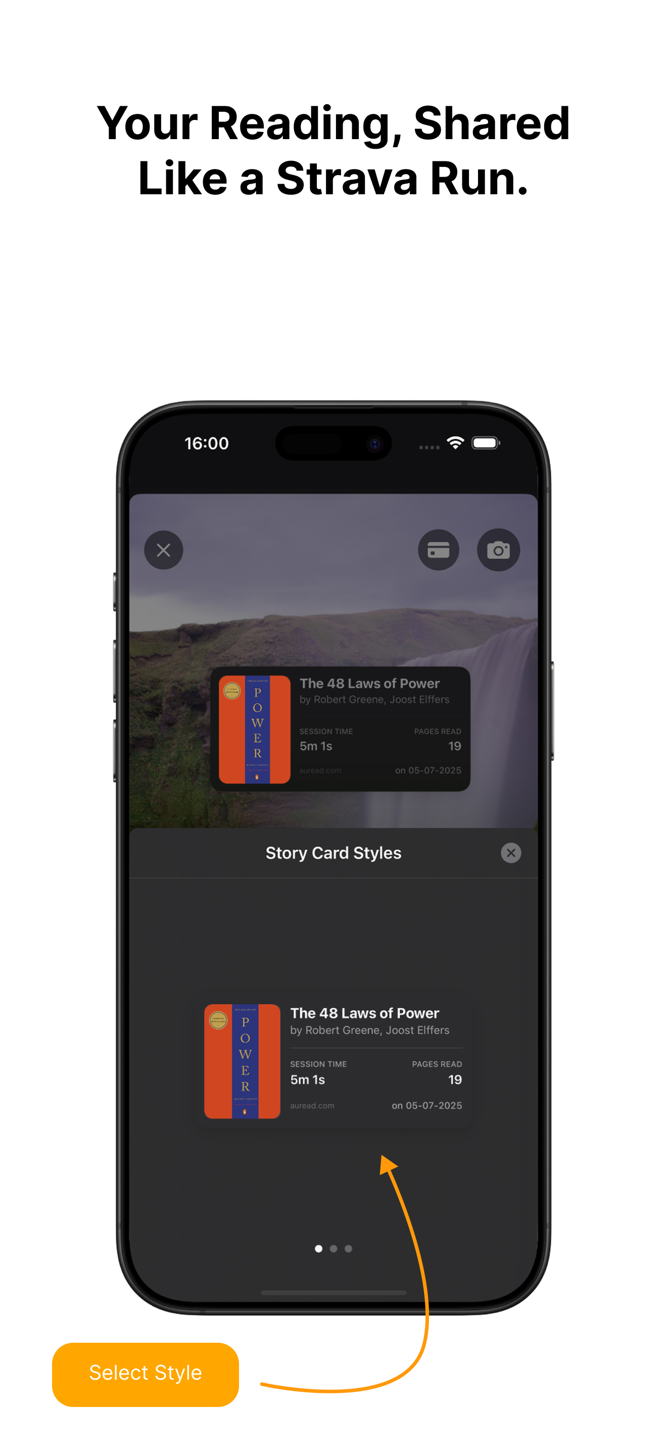 Book Tracker App reading tracker interface – Frame 25